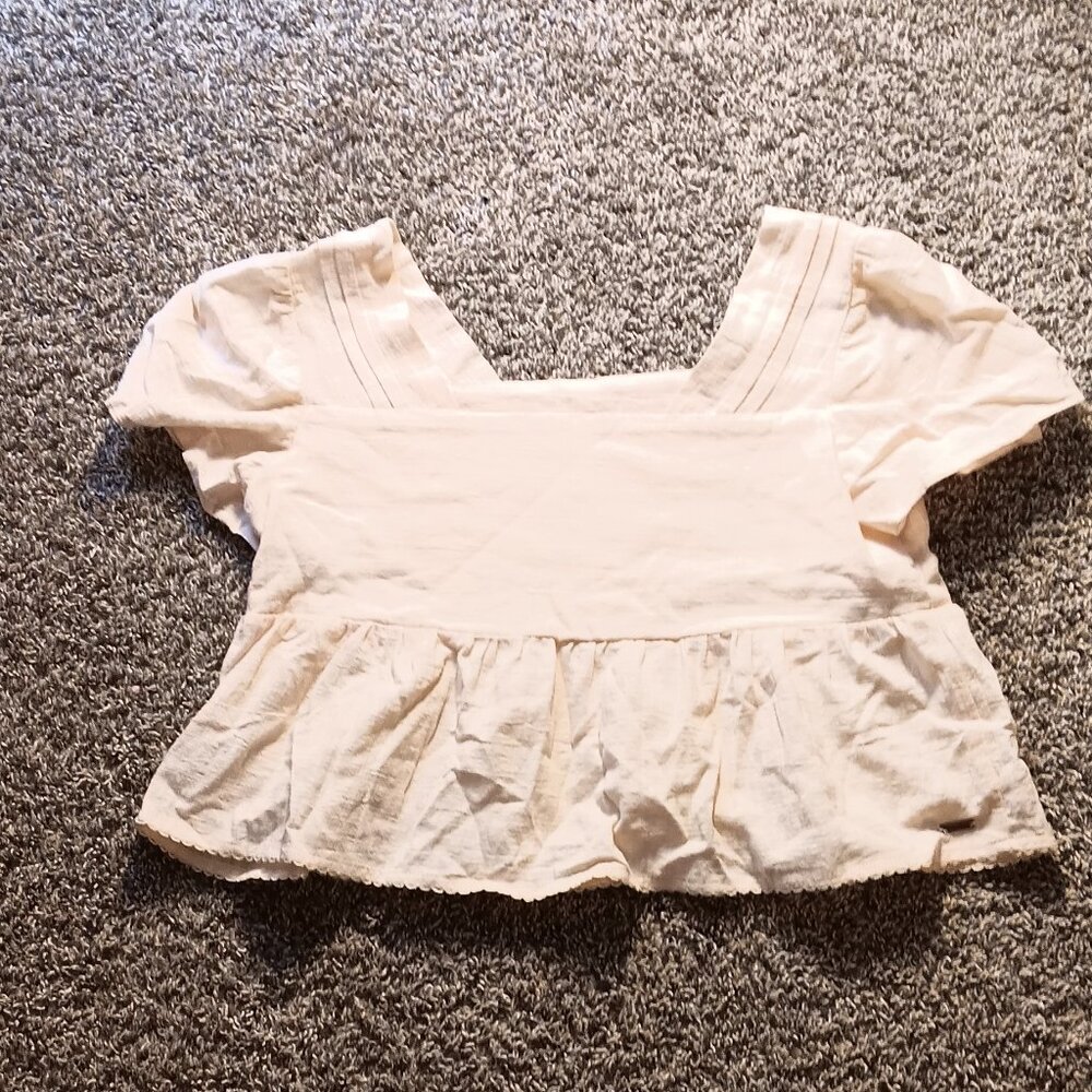 Offcorss 🇨🇴 cream crop top